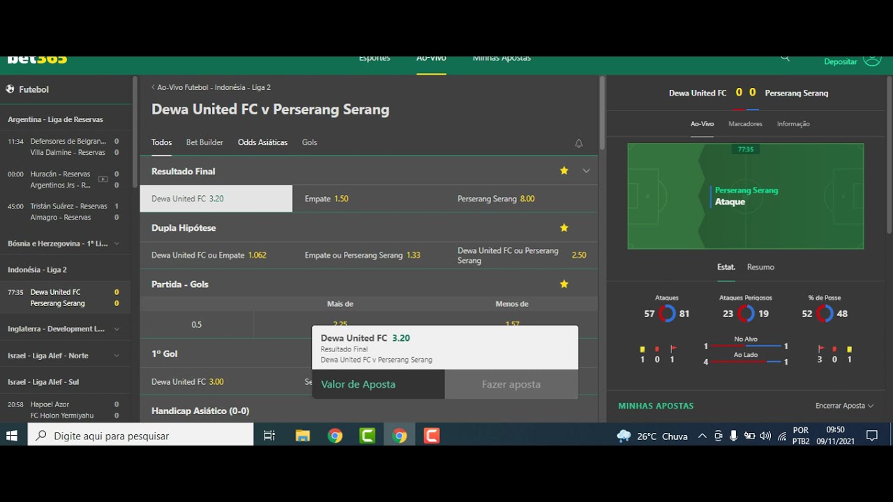 Over 0.5 gols HT | t&eacute;cnica validada pra usar