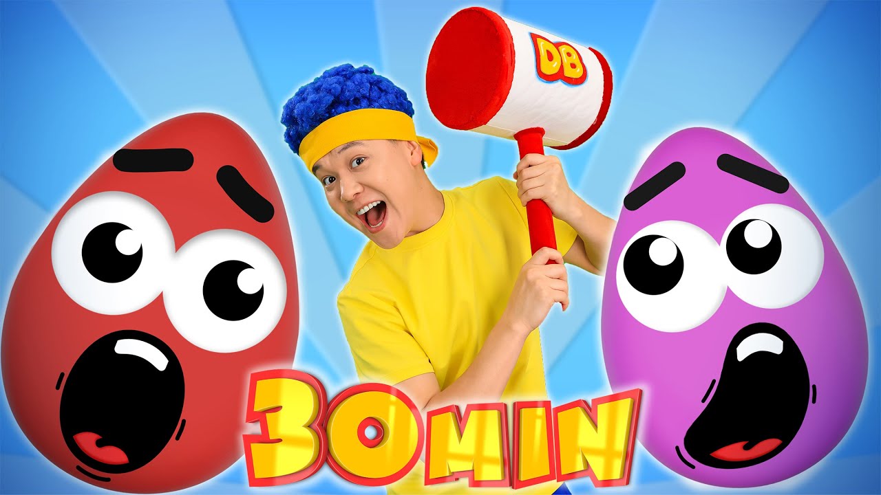 Let's See What's Inside the Surprise Egg! | Mega Compilation | D Billions Kids Songs