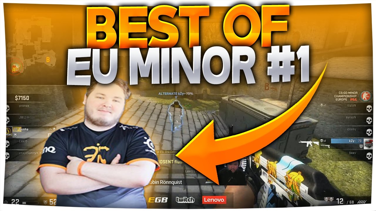flusha Sick CLUTCH - Best of EU MINOR #1 (CS:GO)