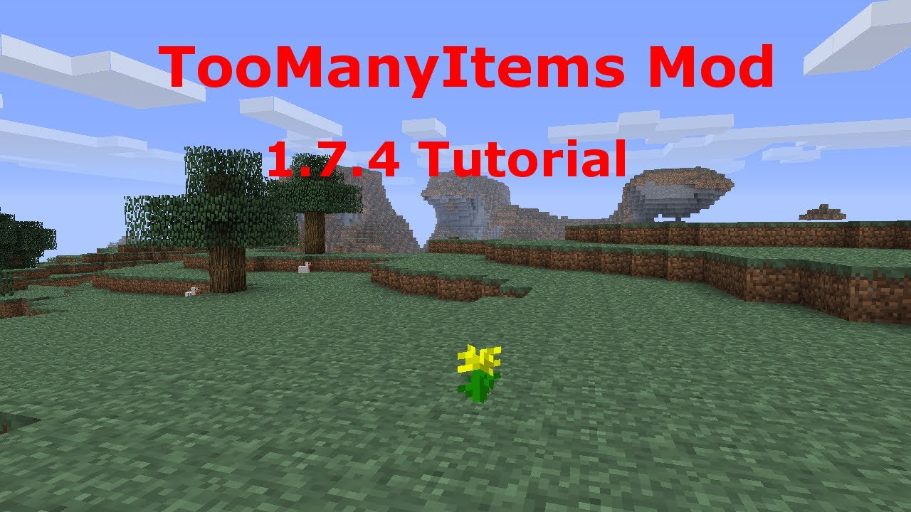 How to get TooManyItems 1.7.4