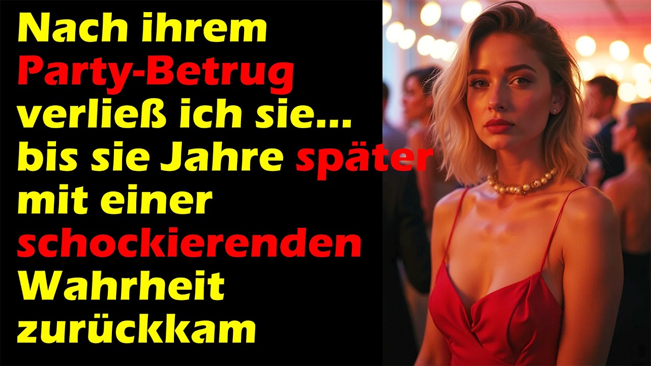 Sie betrog mich auf einer Party – Jahre später kam die unglaubliche Wahrheit ans Licht