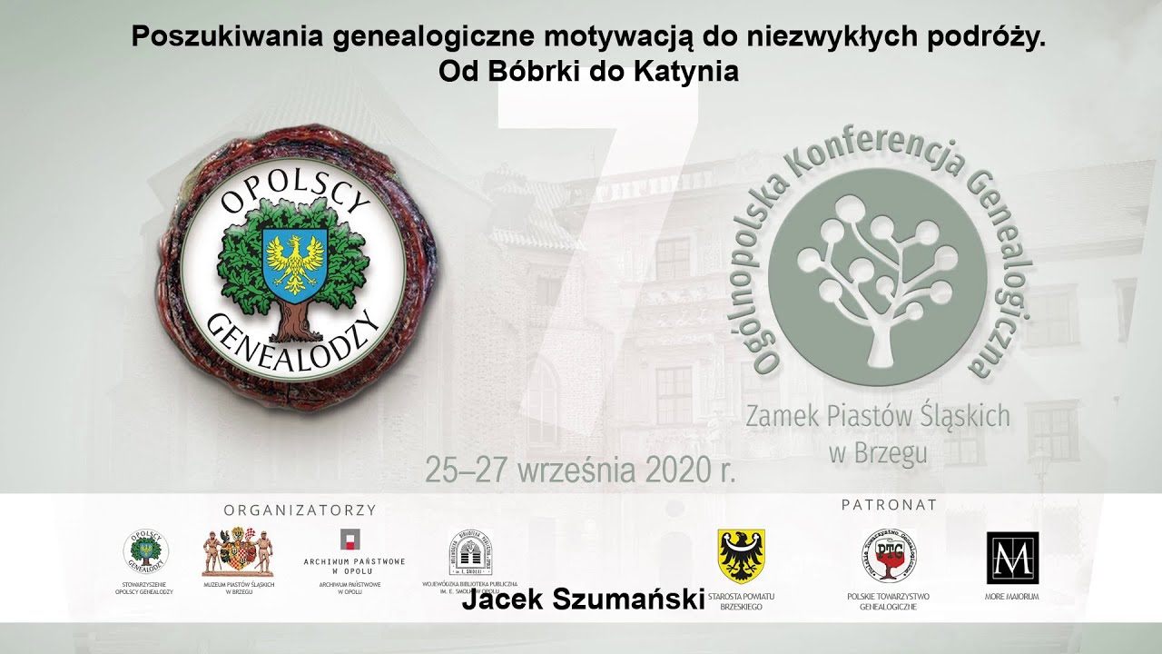 🔇Genealogia motywacją do podróży - Geneami Brzeg