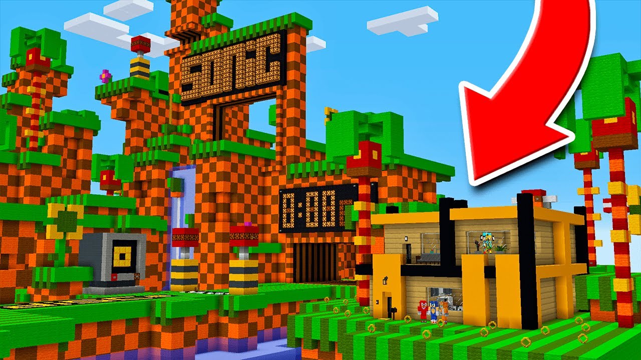 LA CASA DE MASSI APARECE EN SONIC EN MINECRAFT 😱