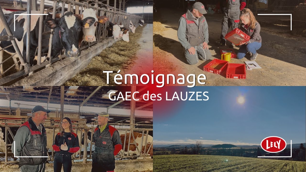 Témoignage GAEC DES LAUZES - Robot de traite et d’alimentation
