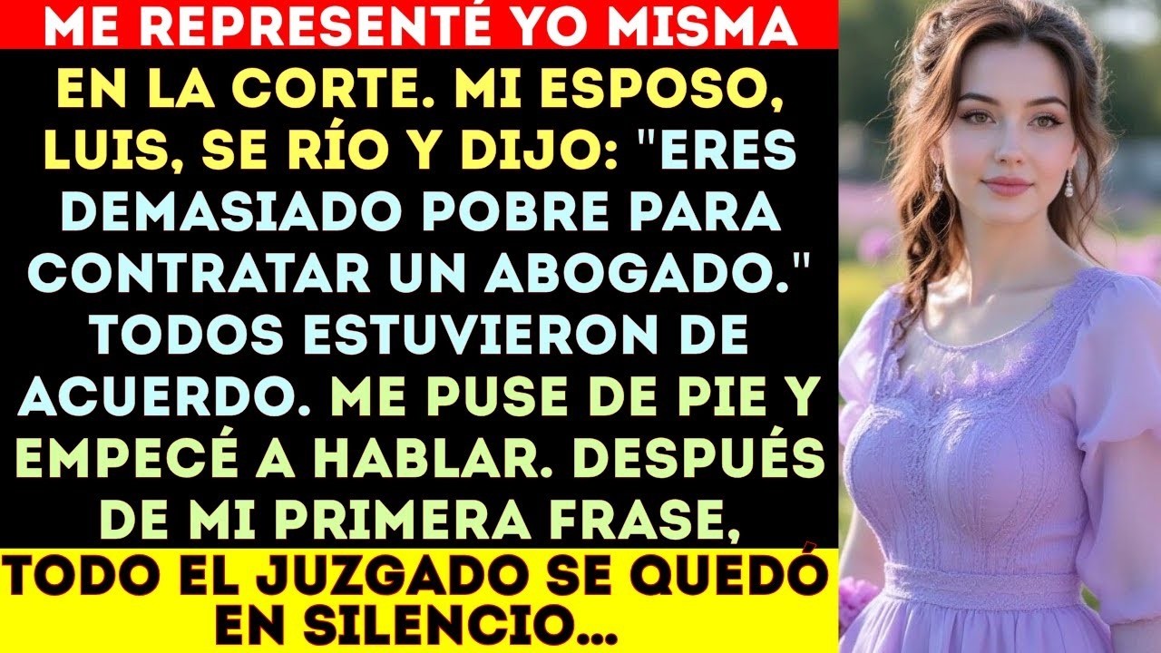 MI ESPOSO se rió cuando me vio representándome sola en el juzgado  Pero su sonrisa no duró #viral