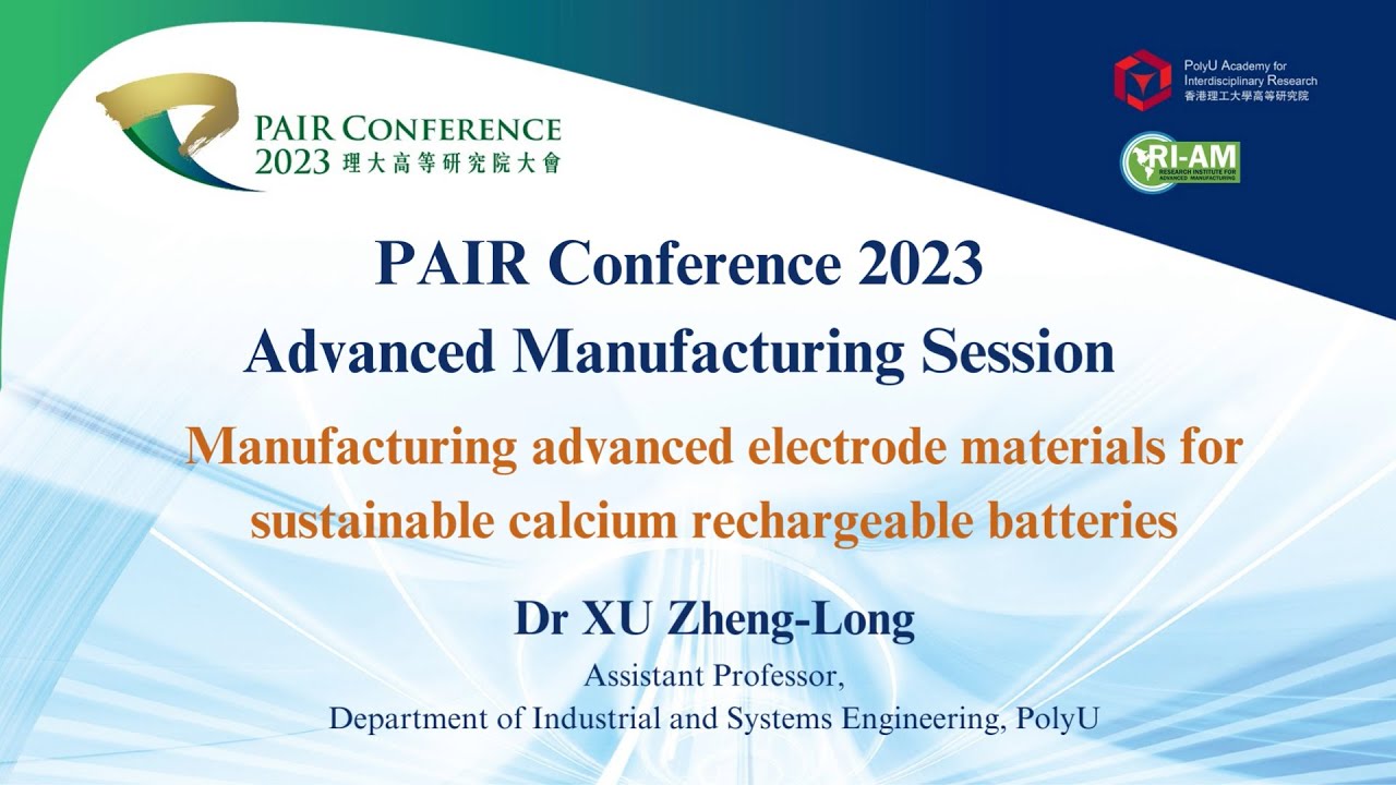 Manufacturing advanced electrode materials for sustainable calcium rechargeable batteries
