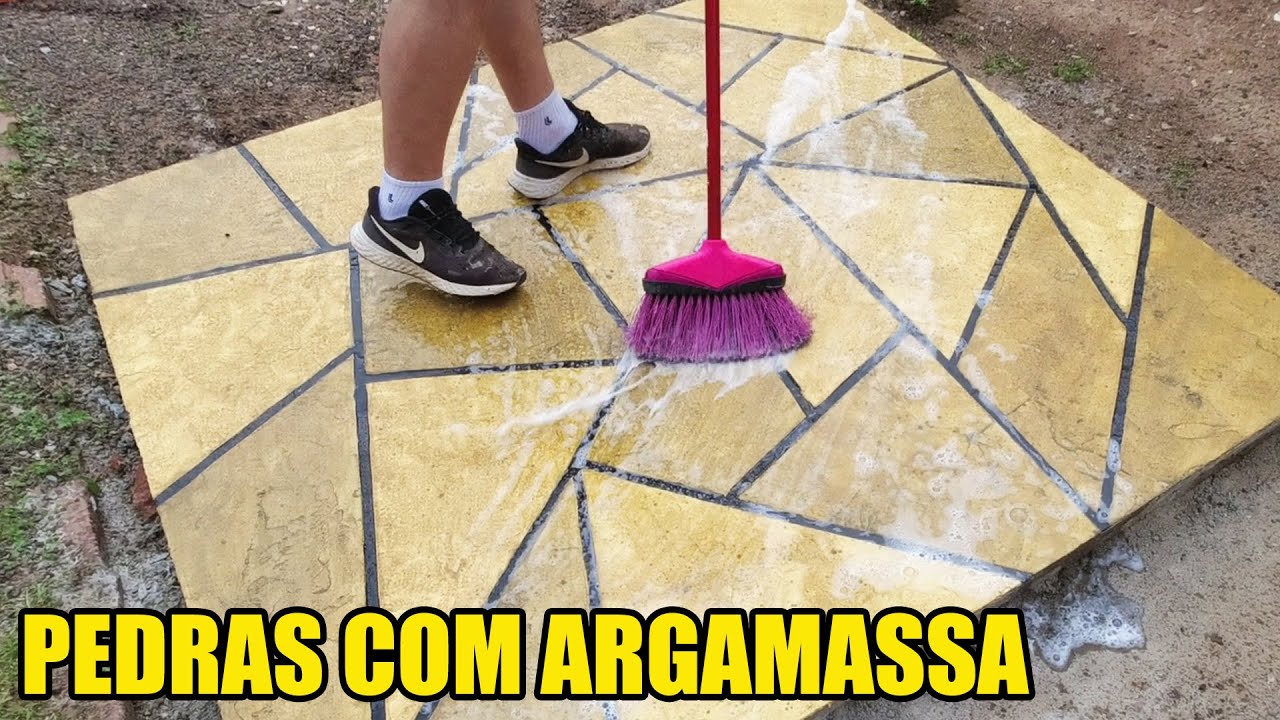 Piso de Pedras Caseiro - Faça Você Mesmo