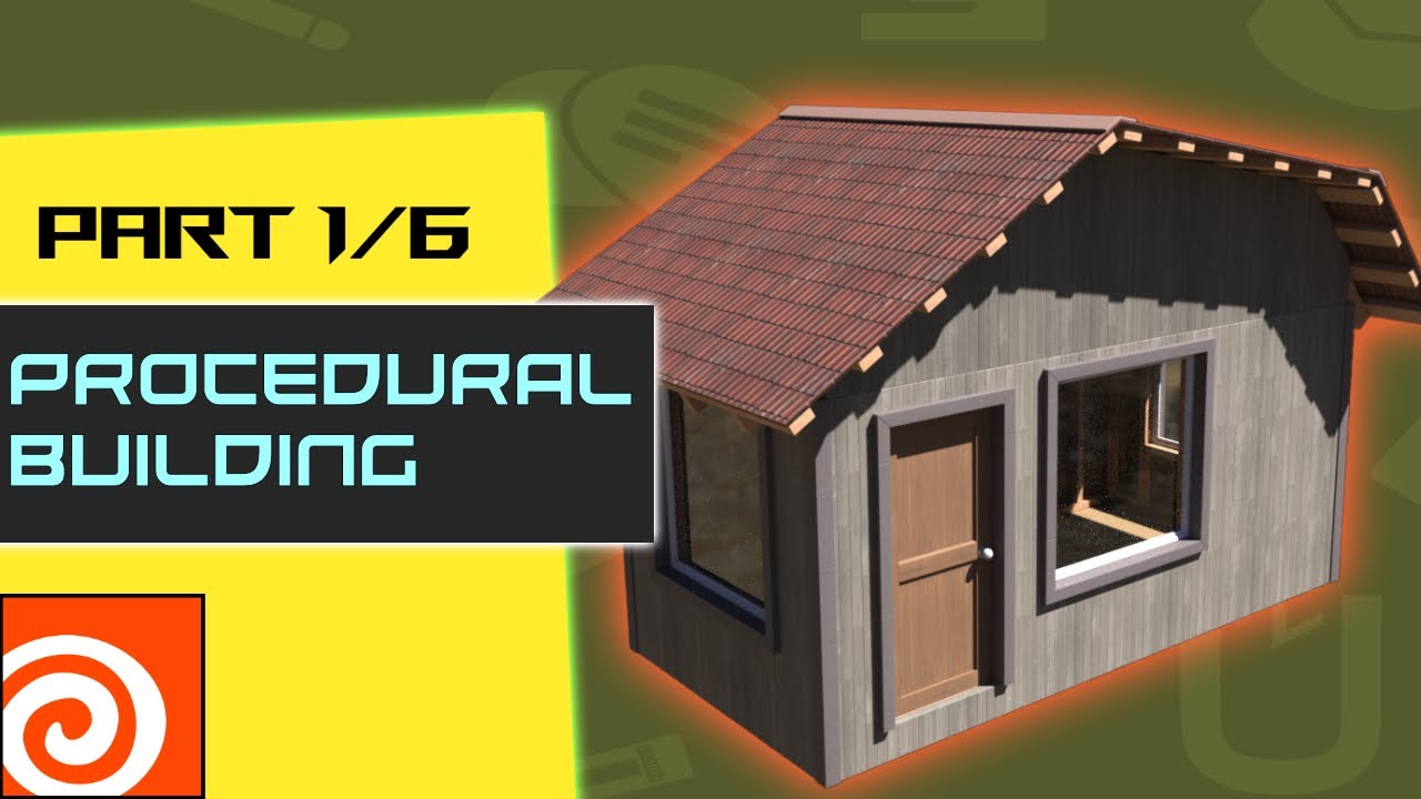 Procedural building Houdini tutorial part 1/6 - Framing creation