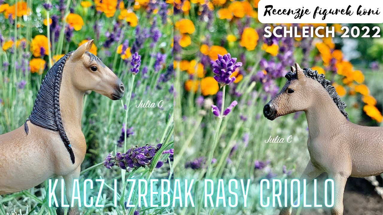 Recenzje figurek koni #263 - Klacz i źrebak rasy Criollo (Schleich 2022) 😍💕