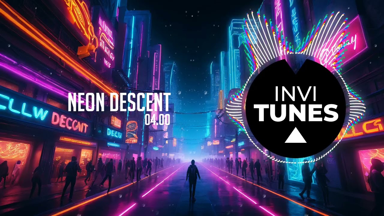 High-Energy Dubstep by  INVITUNES // Neon Descent | No Copyright Music | Music Gaming & Trailers