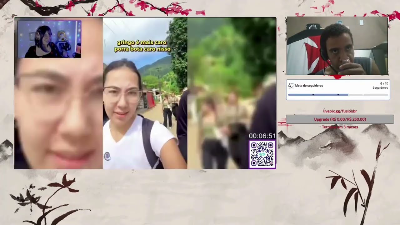 React a  OiSakura REACT |  BRASILEIROS PASSANDO A PERNA NOS TURISTAS (venderam até camisa de escola)