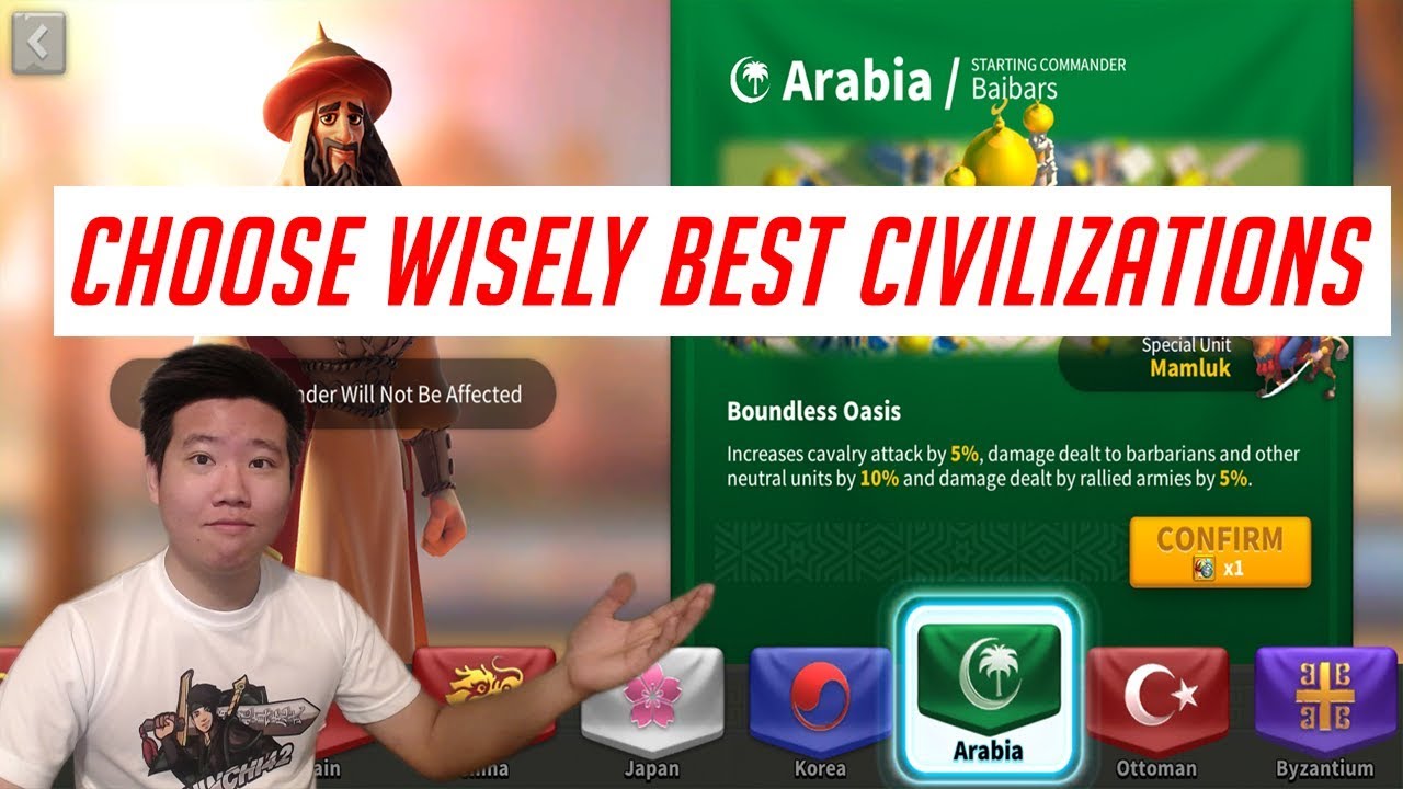 Best Civilizations /  Best Nations #1 Strategy MMO Game 2019 Guide | Rise of Kingdoms