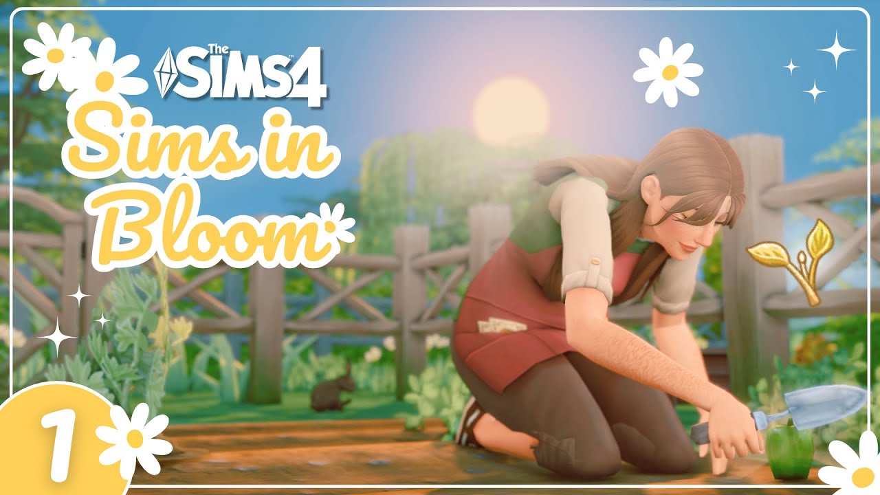 🌱Сажаем семена новой жизни! | Давайте поиграем в The Sims 4 | Испытание &laquo;Наследие Sims in Bloom&raquo;🌼