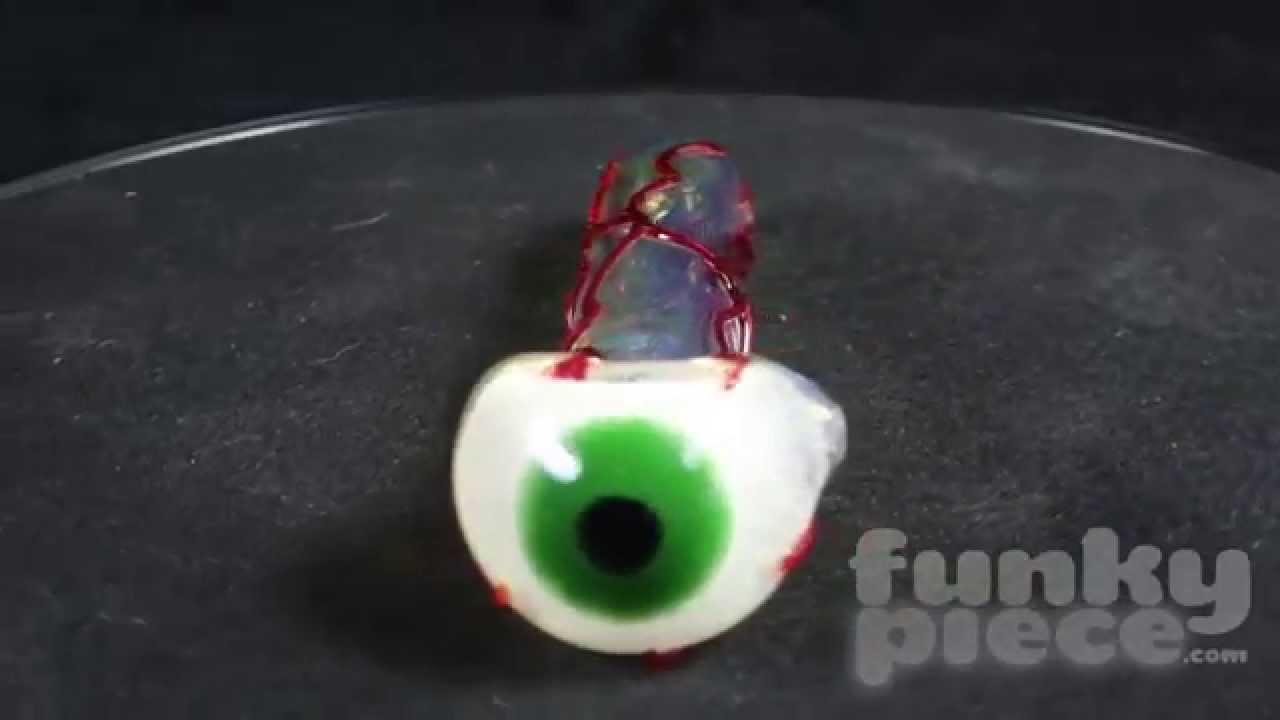 Optometrist Glow in the Dark Pipe #196-X from FunkyPiece.com