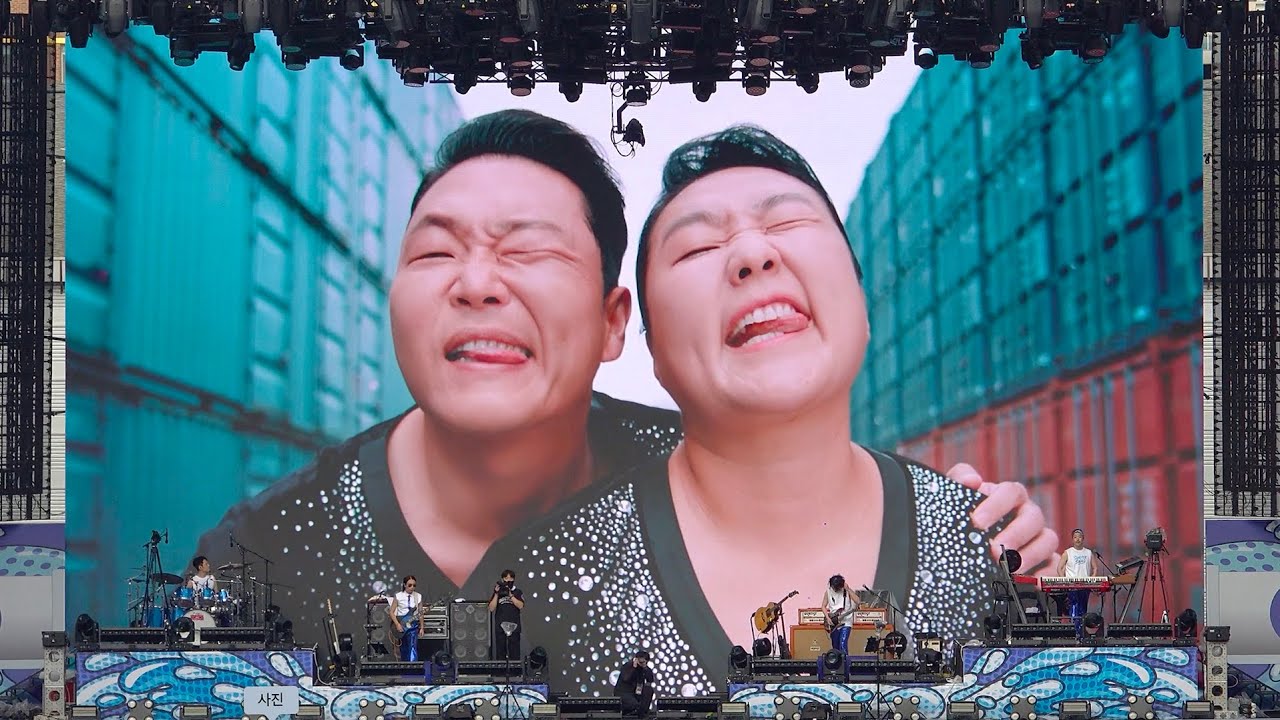 싸이 흠뻑쇼 오프닝 (with 이수지)+ 챔피언 4K 직캠 @250628 PSY 흠뻑쇼 인천