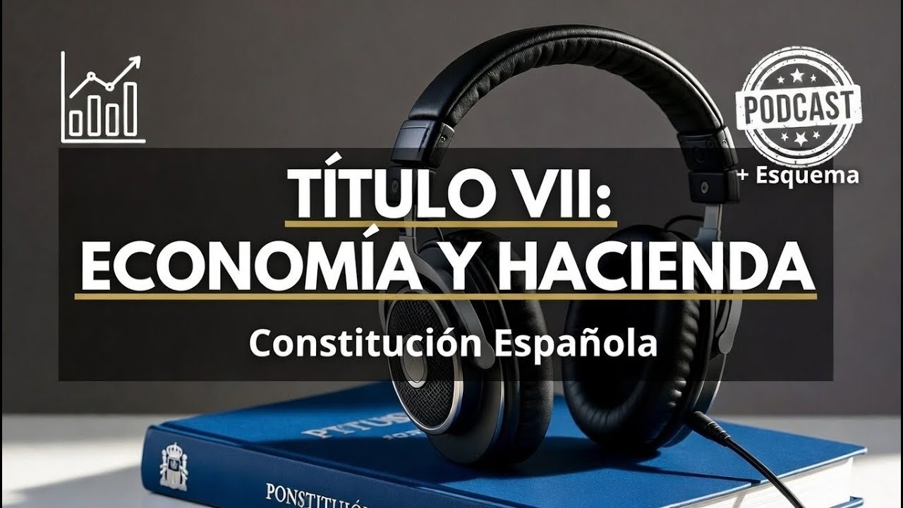 Título VII Economía y Hacienda: ¿Cómo se gestiona el dinero? | Podcast+Esquema Constitución Española