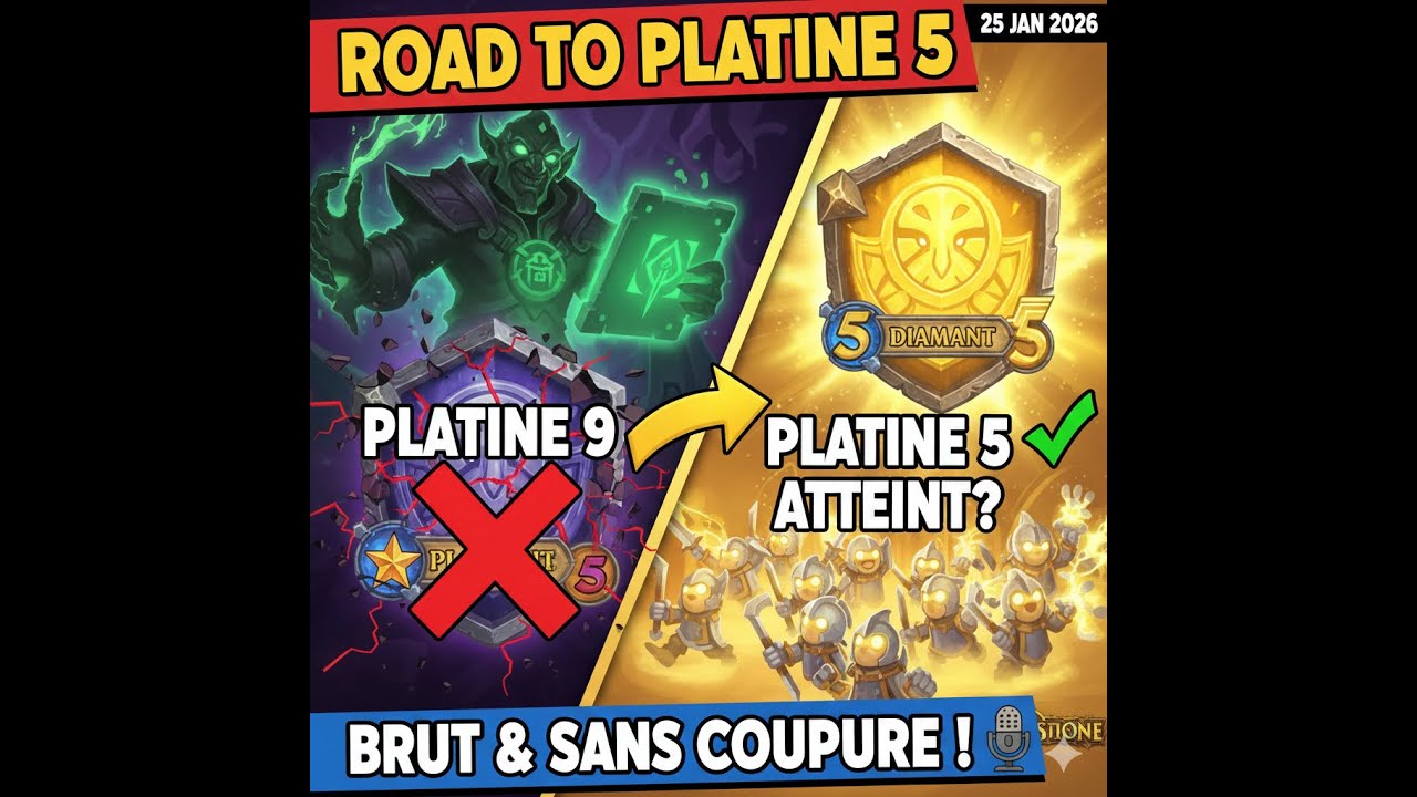 PLATINE 9 ➡️ PLATINE 5 : On détruit le ladder en format BRUT !
