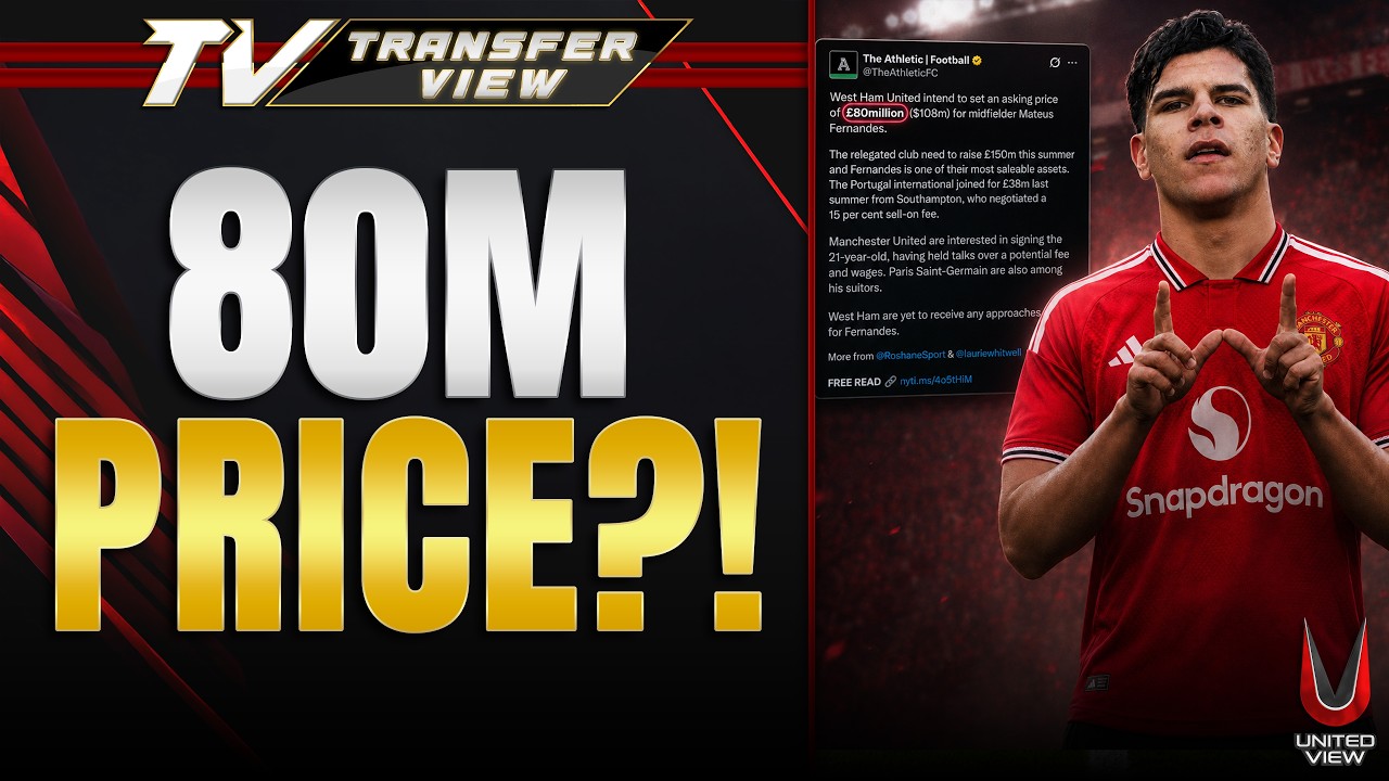 Man Utd Told &pound;80M For Mateus Fernandes! WHAT NEXT?