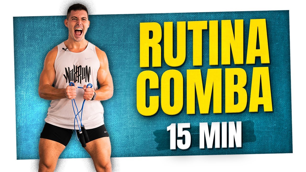 CARDIO para QUEMAR GRASA - RUTINA de EJERCICIOS para ADELGAZAR - SALTAR A LA COMBA en 15 MINUTOS