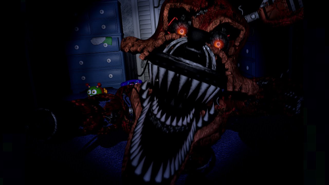 NIGHTMARE FOXY SINGS FIVE NIGHTS AT FREDDY'S 1 SONG!