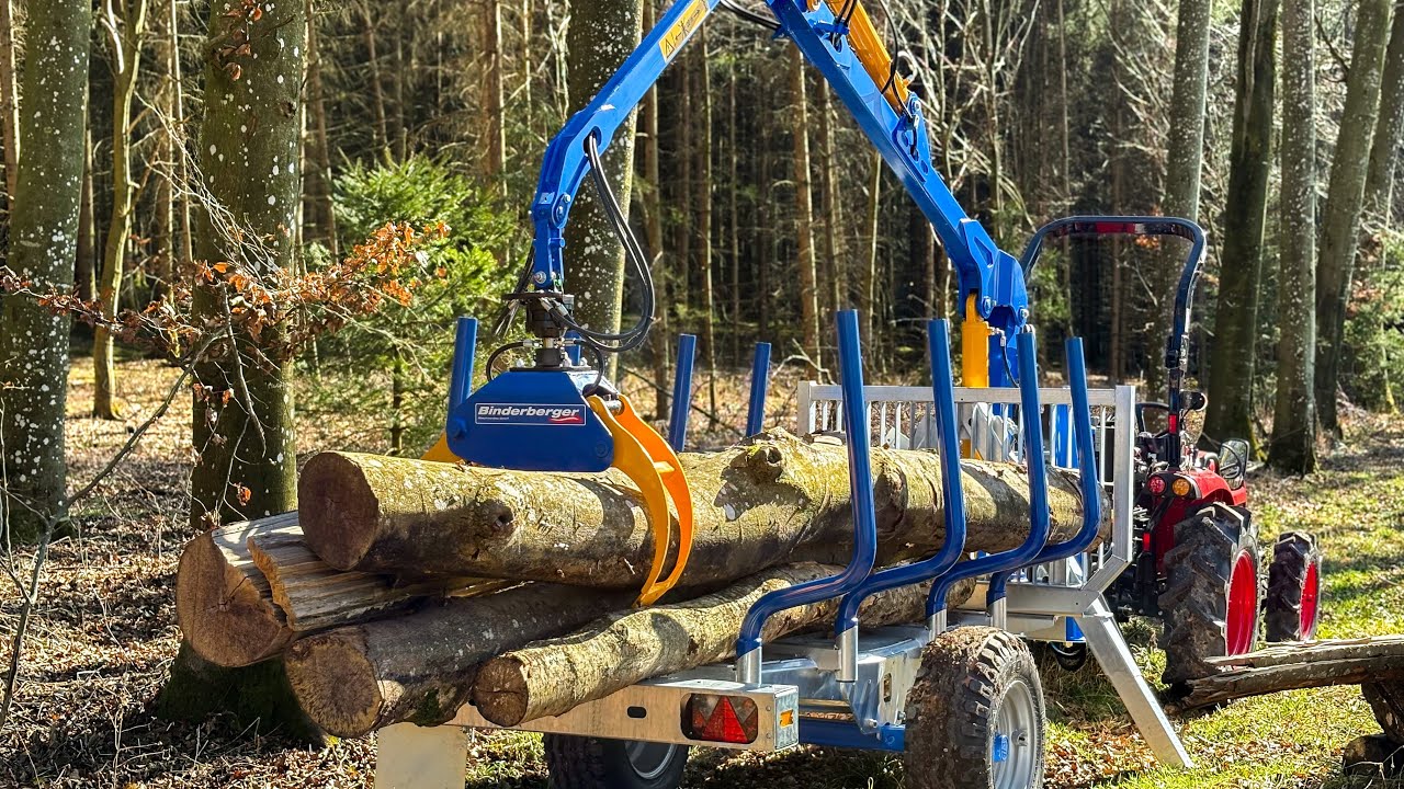 R&uuml;ckewagen RW 3 mit Forstkran BK 1,6 4000