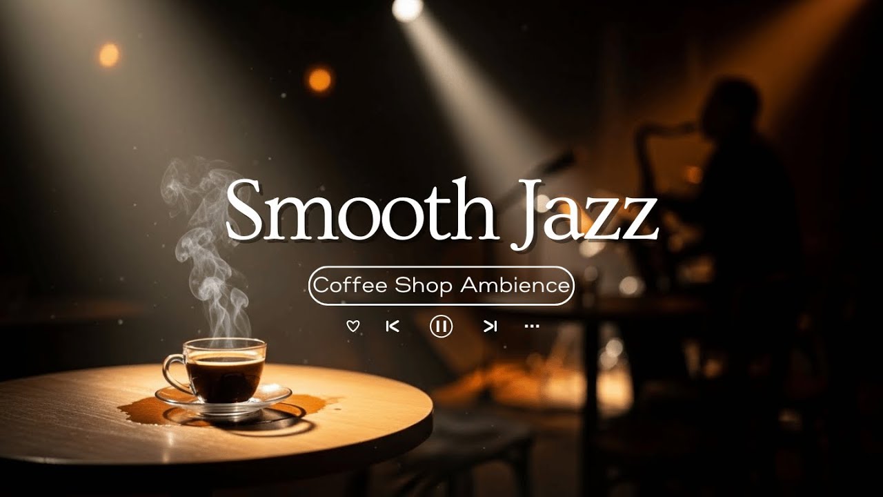 Cozy Coffee Shop Ambience with Christmas Jazz Music 🎄 Jazz Relaxing Music & Crackling Fireplace