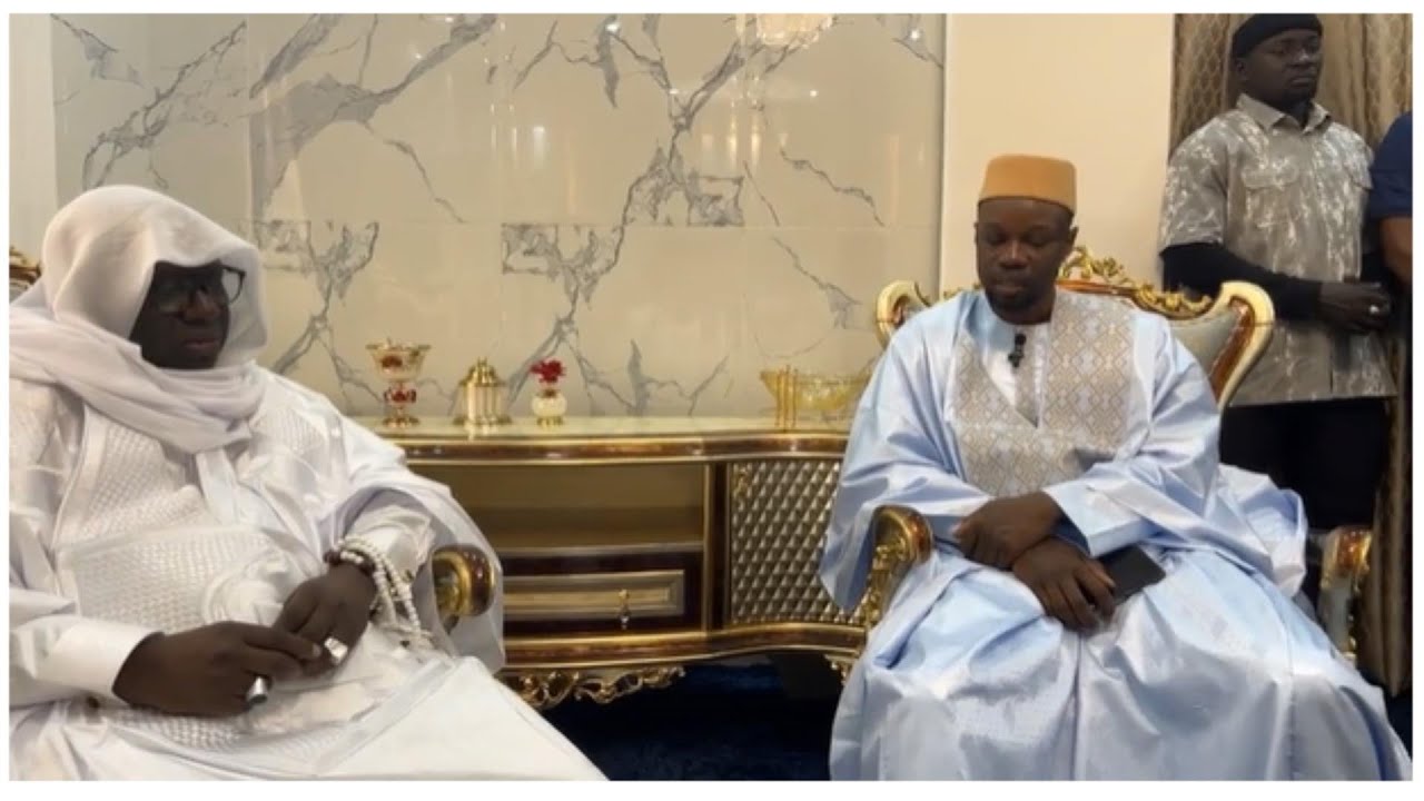 🔴 DIRECT – Accueil solennel du PM Ousmane Sonko chez le Khalife des Layènes