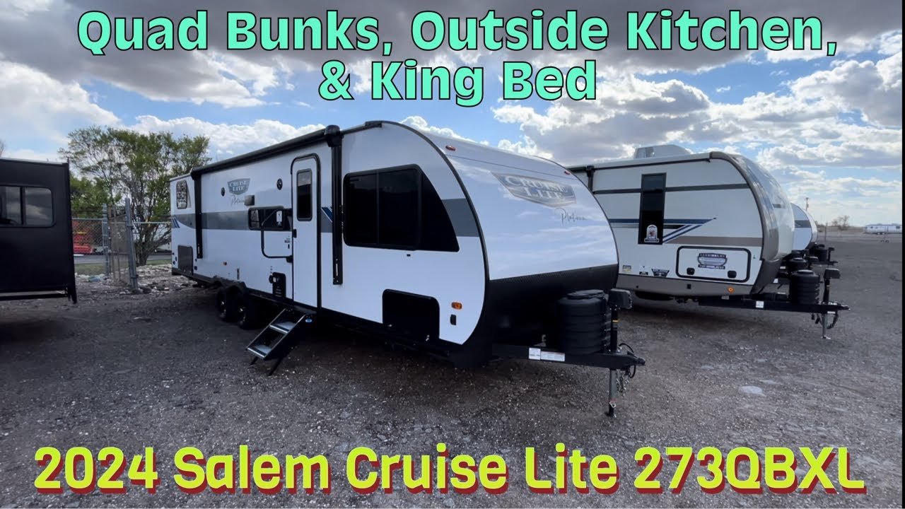 Quad Bunks & a King Bed! 2024 Forest River Salem Cruise Lite 273QBXL
