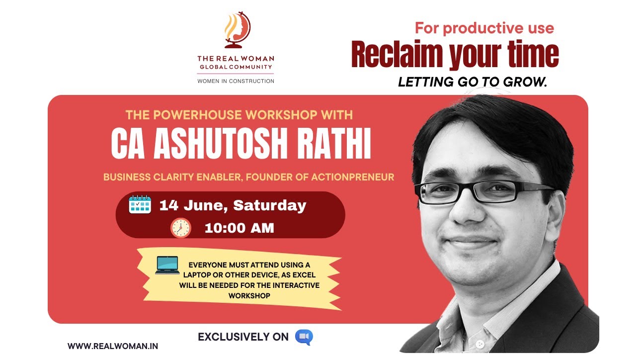 🎥 WATCH NOW – RECLAIM YOUR TIME: Letting Go to Grow 🌸by Ashutosh Rathi