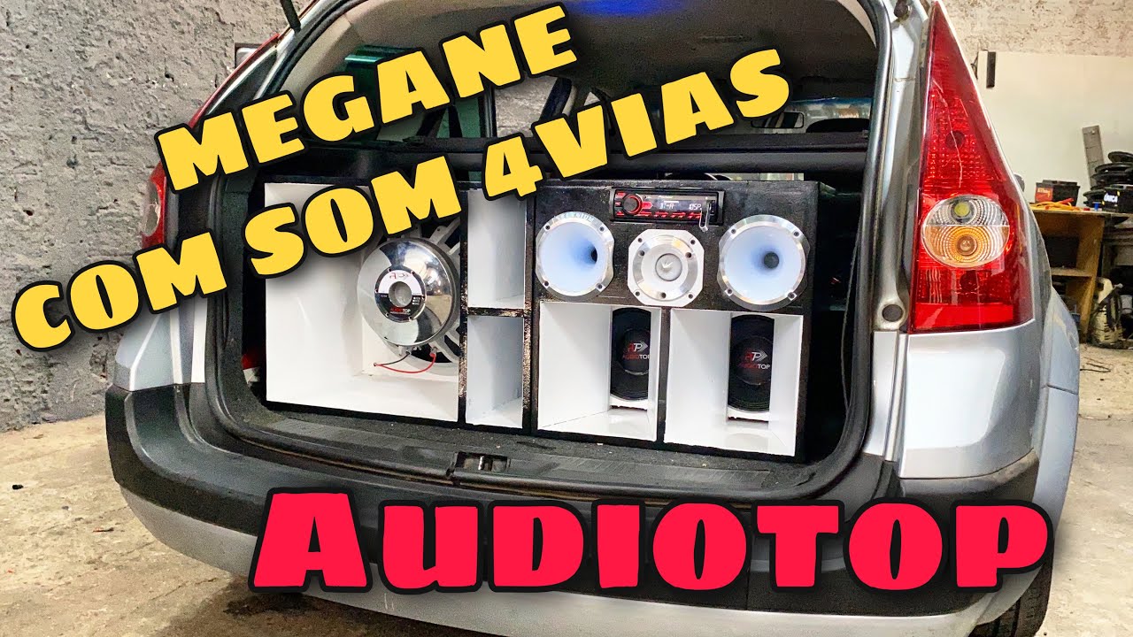 MEGANE, SOM 4 VIAS - CAIXAS NICOLA | AUDIOTOP