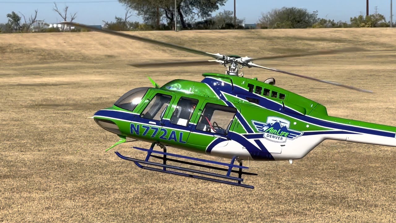 Scale RC Helicopter - Roban Bell 407