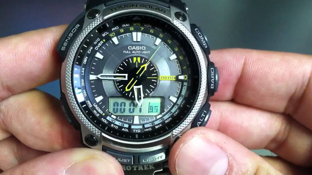 Titanium Casio Protrek PRG-500T-7DR Watch.