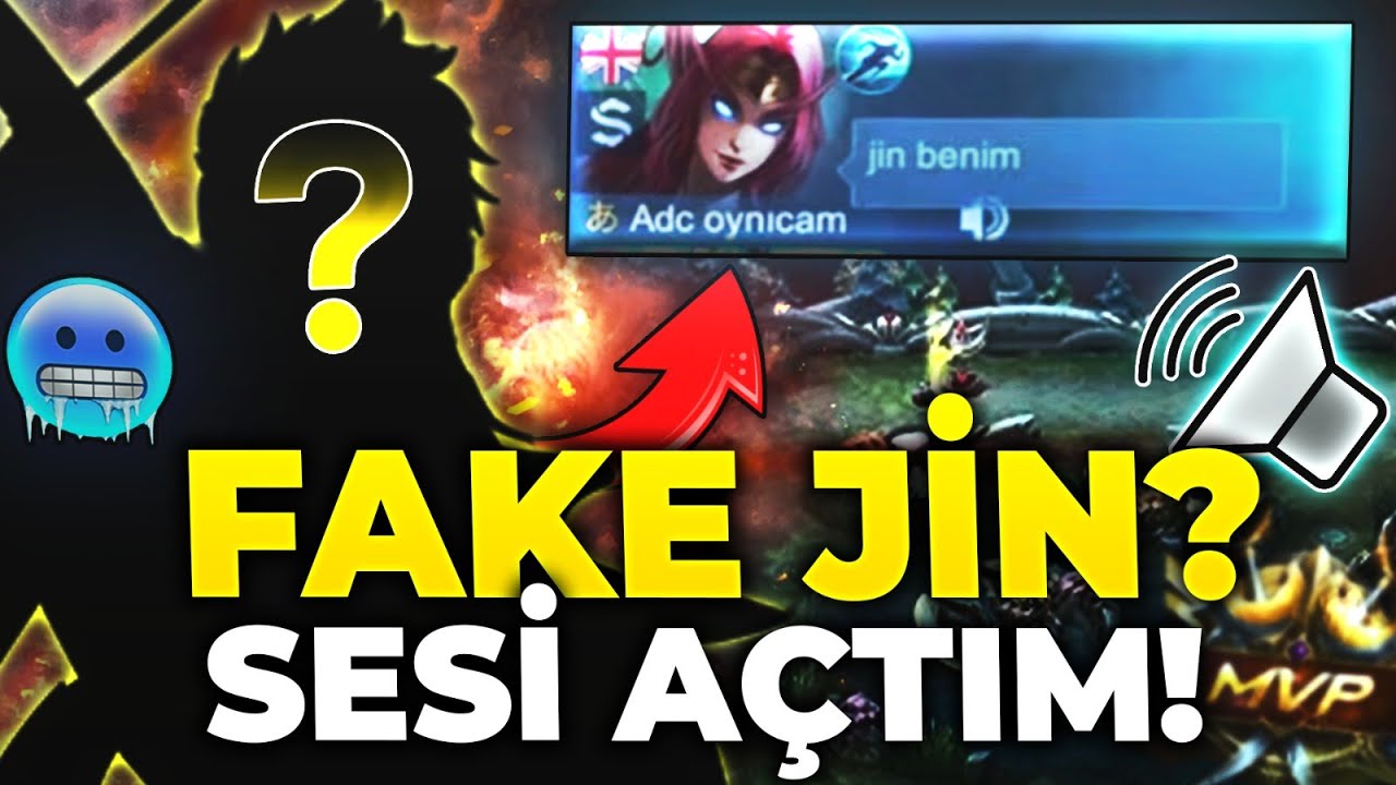 TAKIMA FAKE JIN GELDİ ! BANA JIN BENİM DEDİ 😂 - Adc Vakti | Mobile Legends