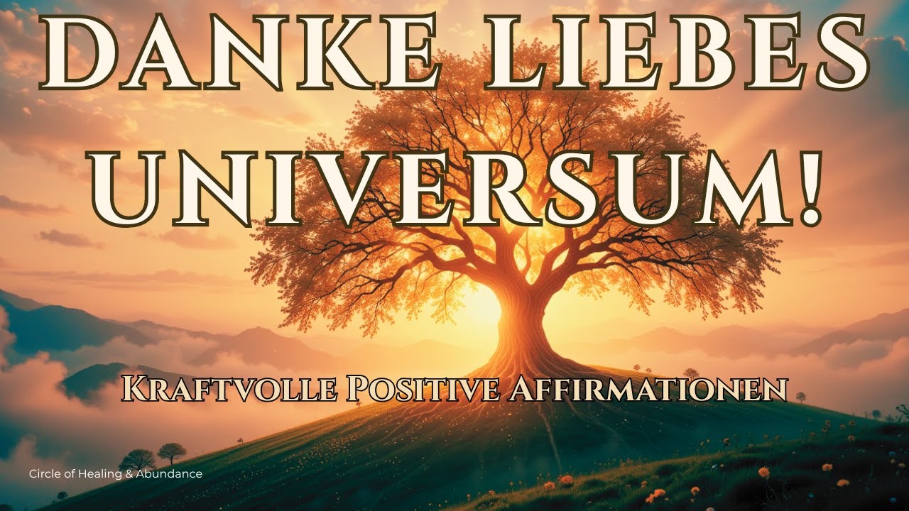 Danke, liebes Universum! – Kraftvolle Affirmationen für Fülle, Frieden und Erfolg