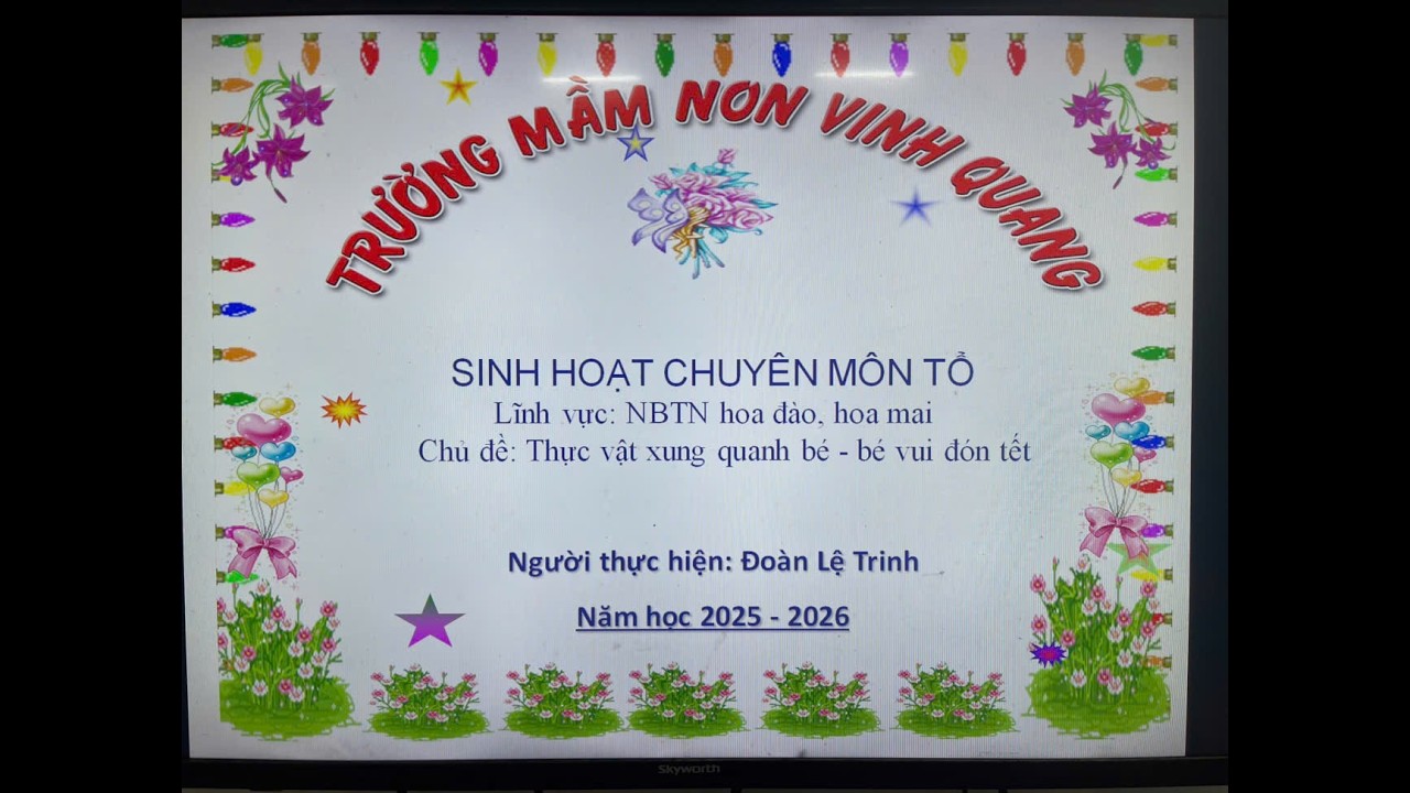 Trường mầm non Vinh Quang - Bé vui đón tết