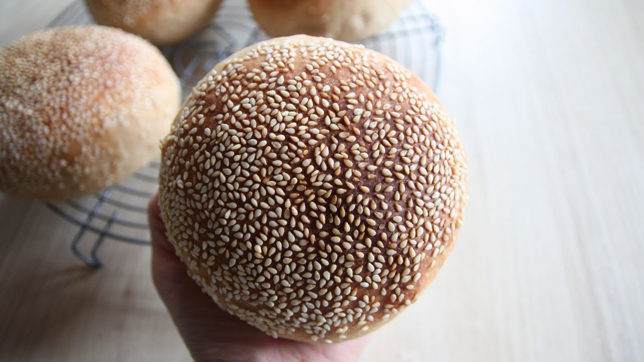 半全麥大漢堡(T80麵粉) Semi-wholemeal buns