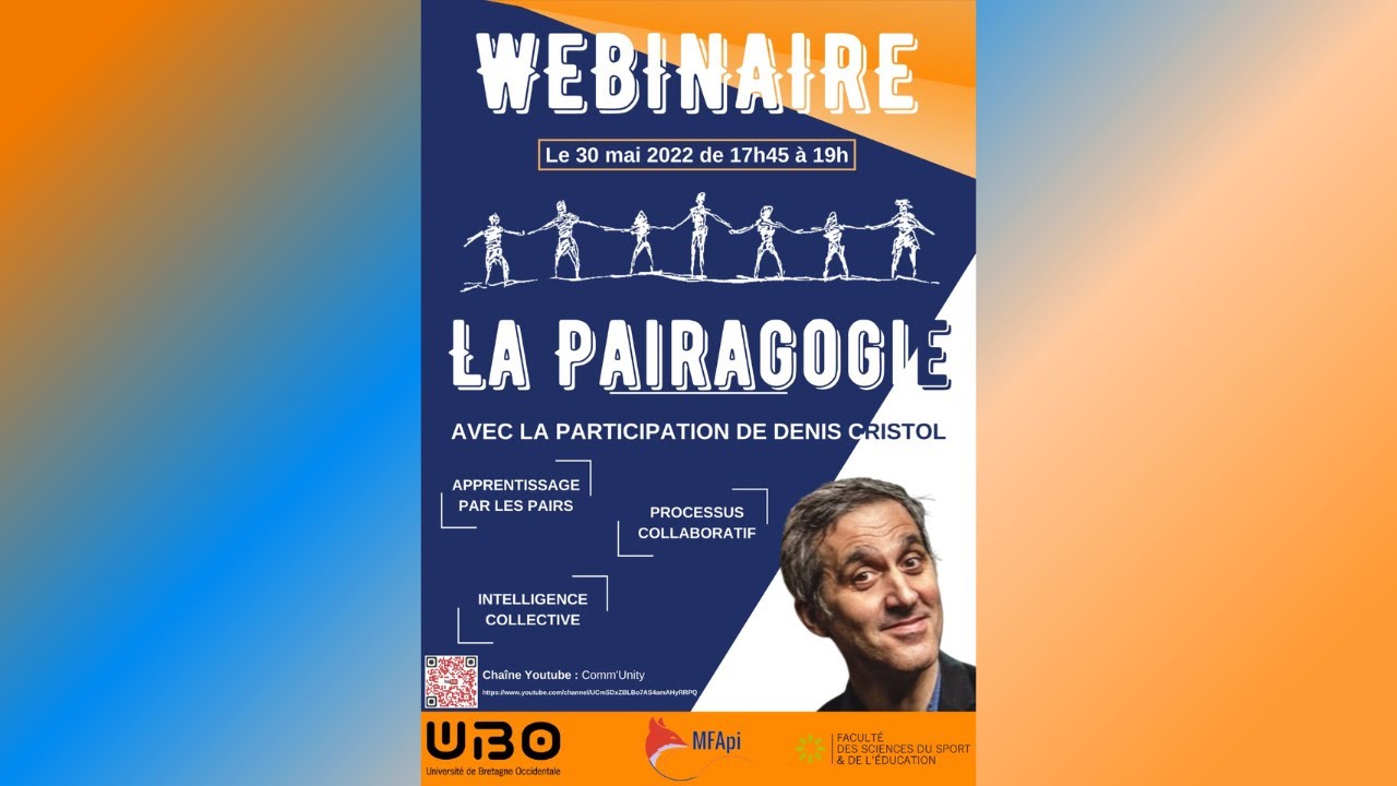 Webinaire pairagogie avec Denis Cristol 🎤