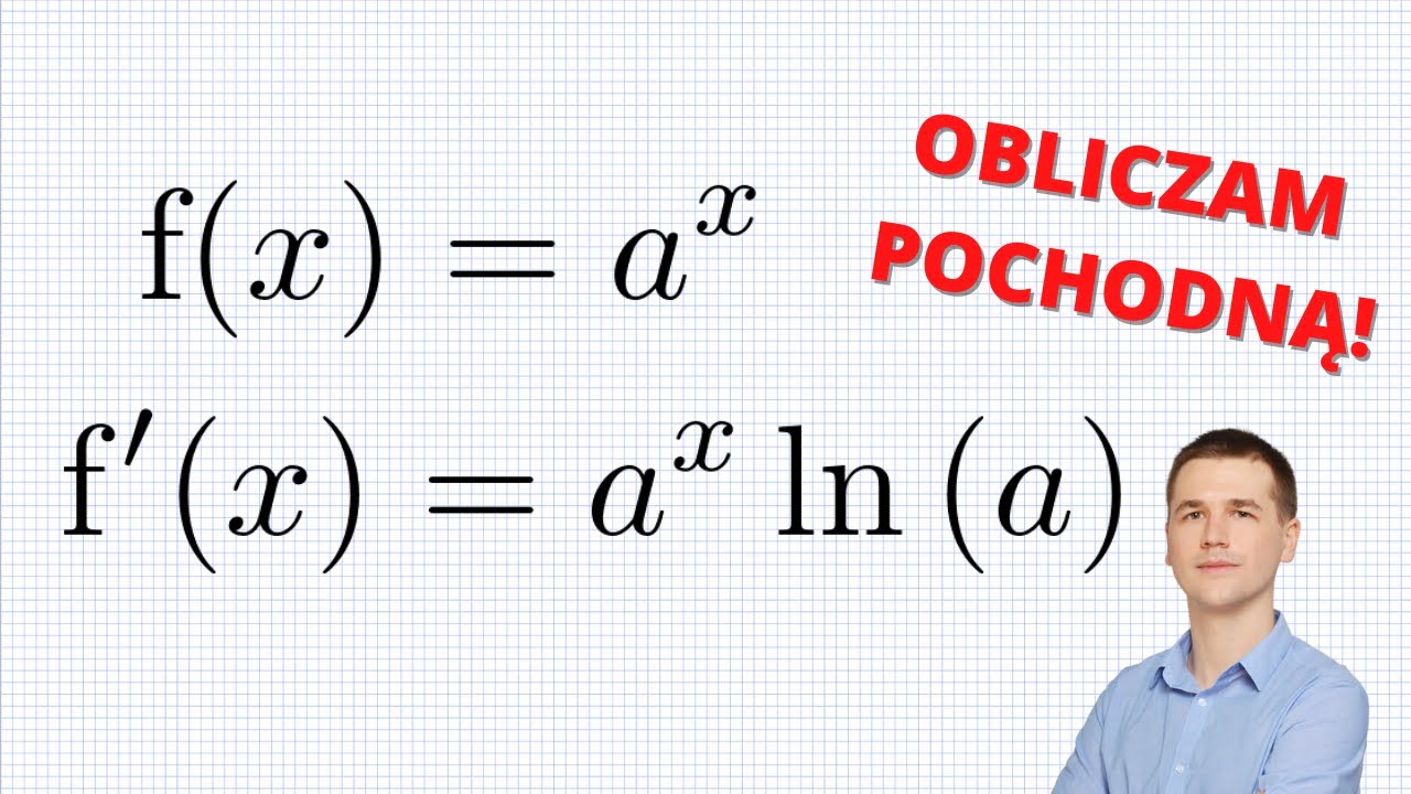 Pochodna funkcji wykładniczej a^x, krok po kroku z definicji | ilimi.pl