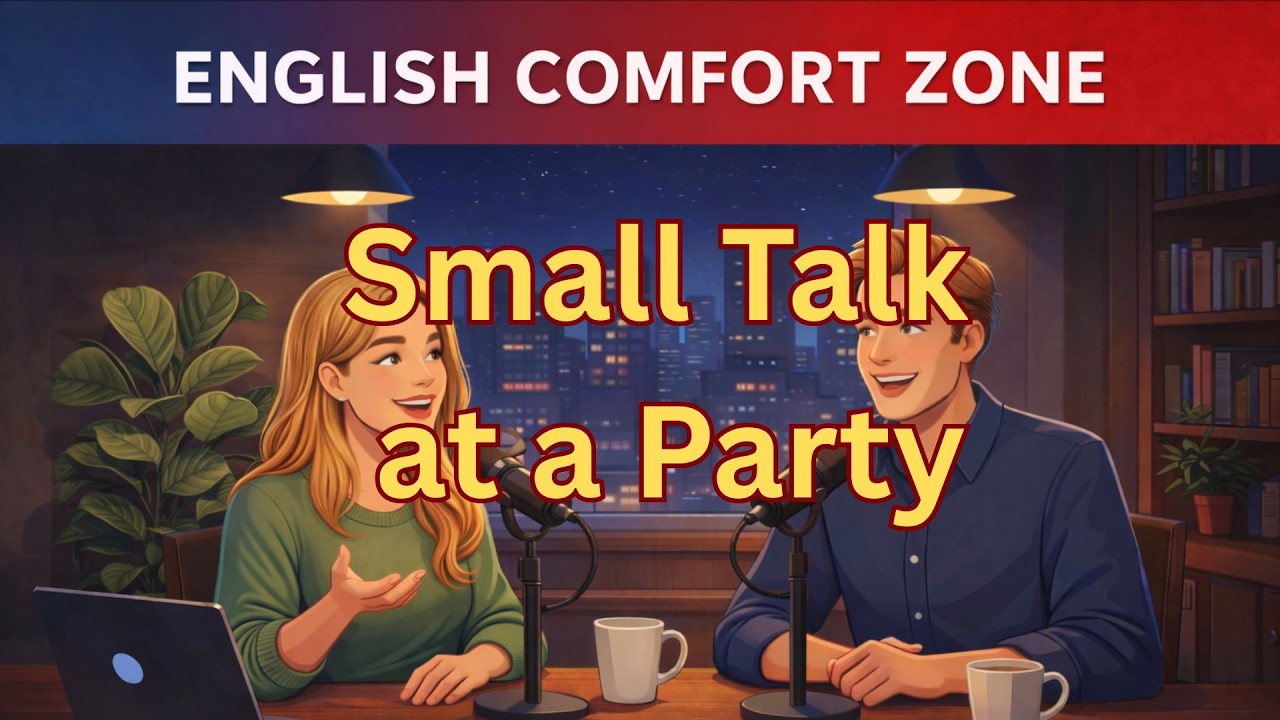How to Make Small Talk at a Party Without Feeling Awkward | English Conversation