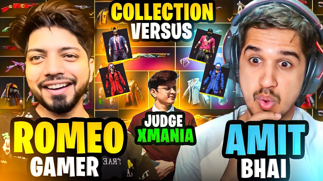 Desi Gamers (Amit bhai) Vs Romeo Gamer Funniest Collection- Who Will Win?😱- Garena Free Fire