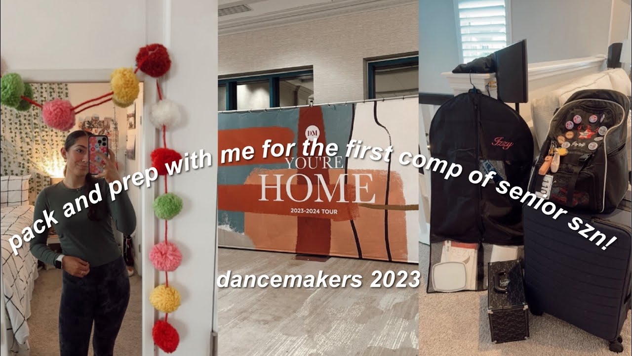 pack and prep with me for the first dance competition of the season! (dancemakers 2023)