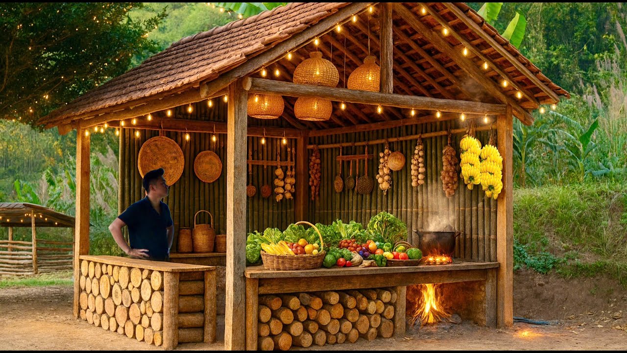 Young chef crazy challenge: Resurrect an old house and live self-sufficiently in the wilderness.