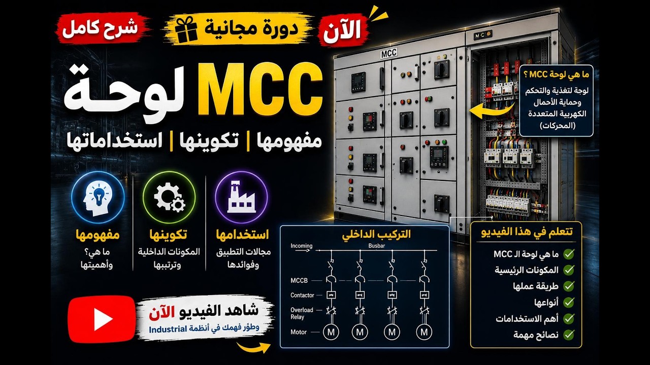 مفهومها وإستخدامها ومكوناتها الداخلية والخارجية MCC لوحة الــ