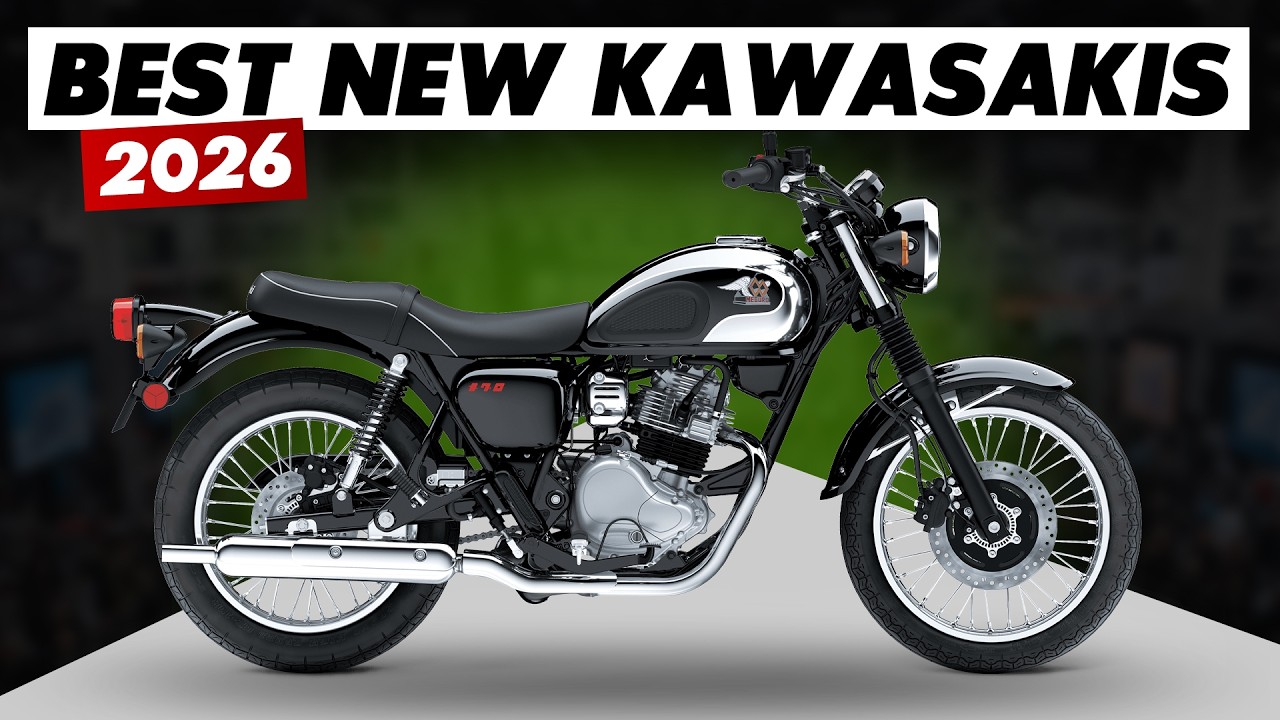 Лучшие новые и обновленные мотоциклы Kawasaki 2026 года!