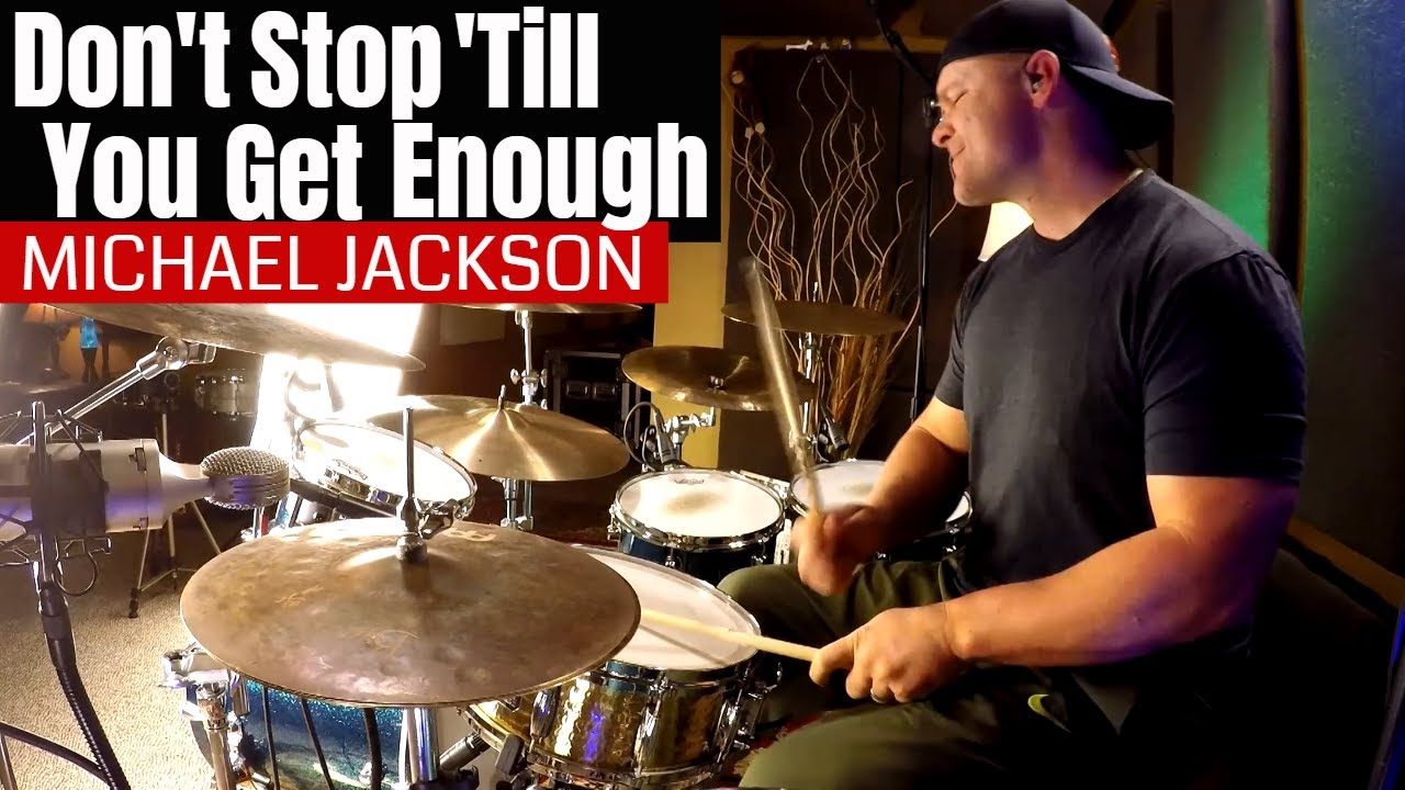 Michael Jackson - Don't Stop 'Til You Get Enough - Drum Cover (🎧High Quality Audio)