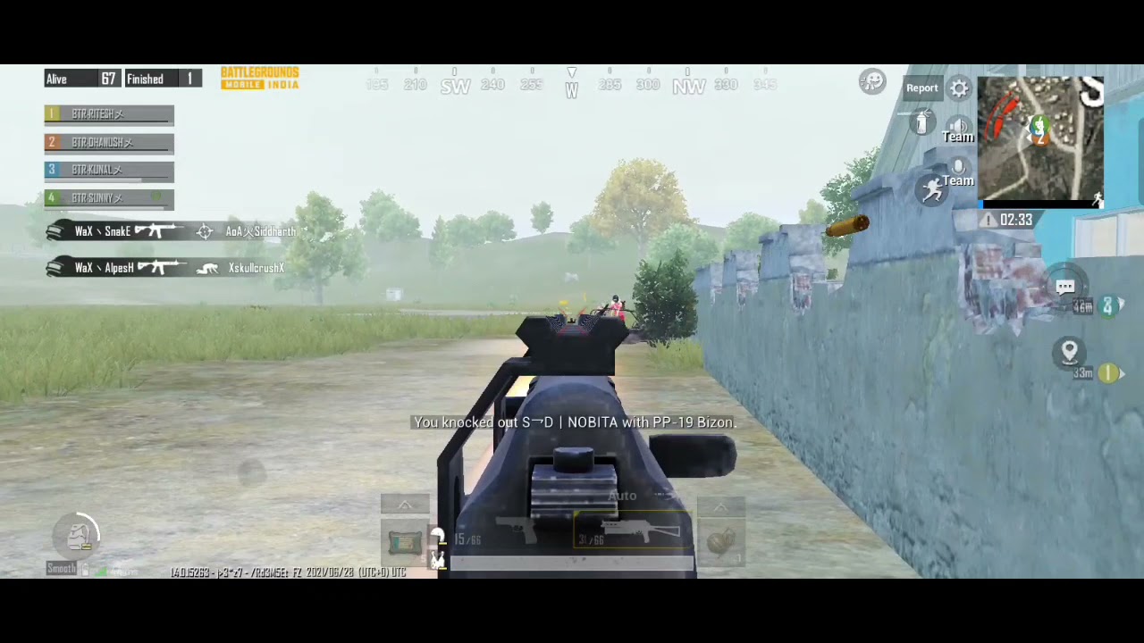 3 Second 3 enemy's.down world fastest clutch 😛😝