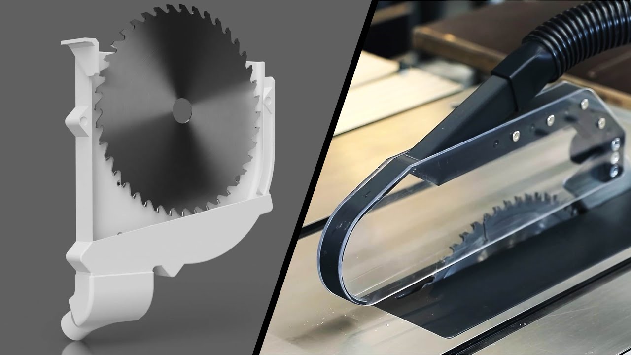 How I re-engineered my Table Saw Dust Collection from Scratch using 3D Printing