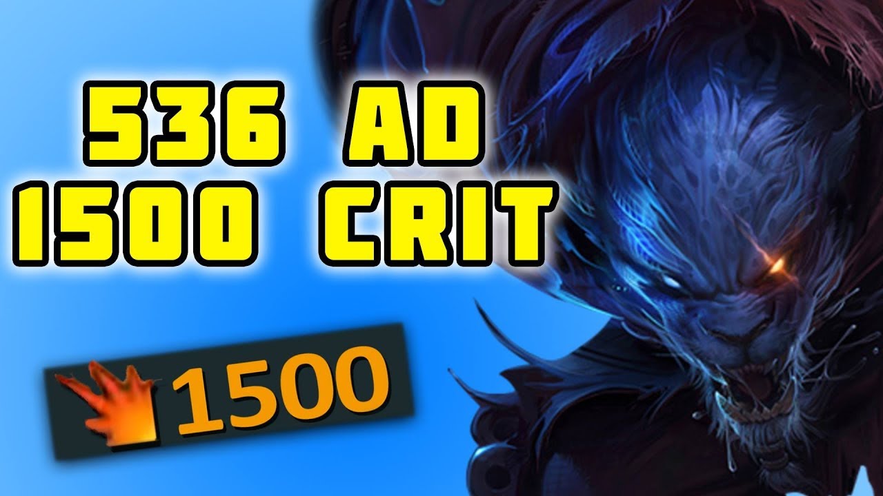20 DK 536 AD 1500 CRIT TEK ATTIK İNANILMAZ ŞAMPİYON RENGAR