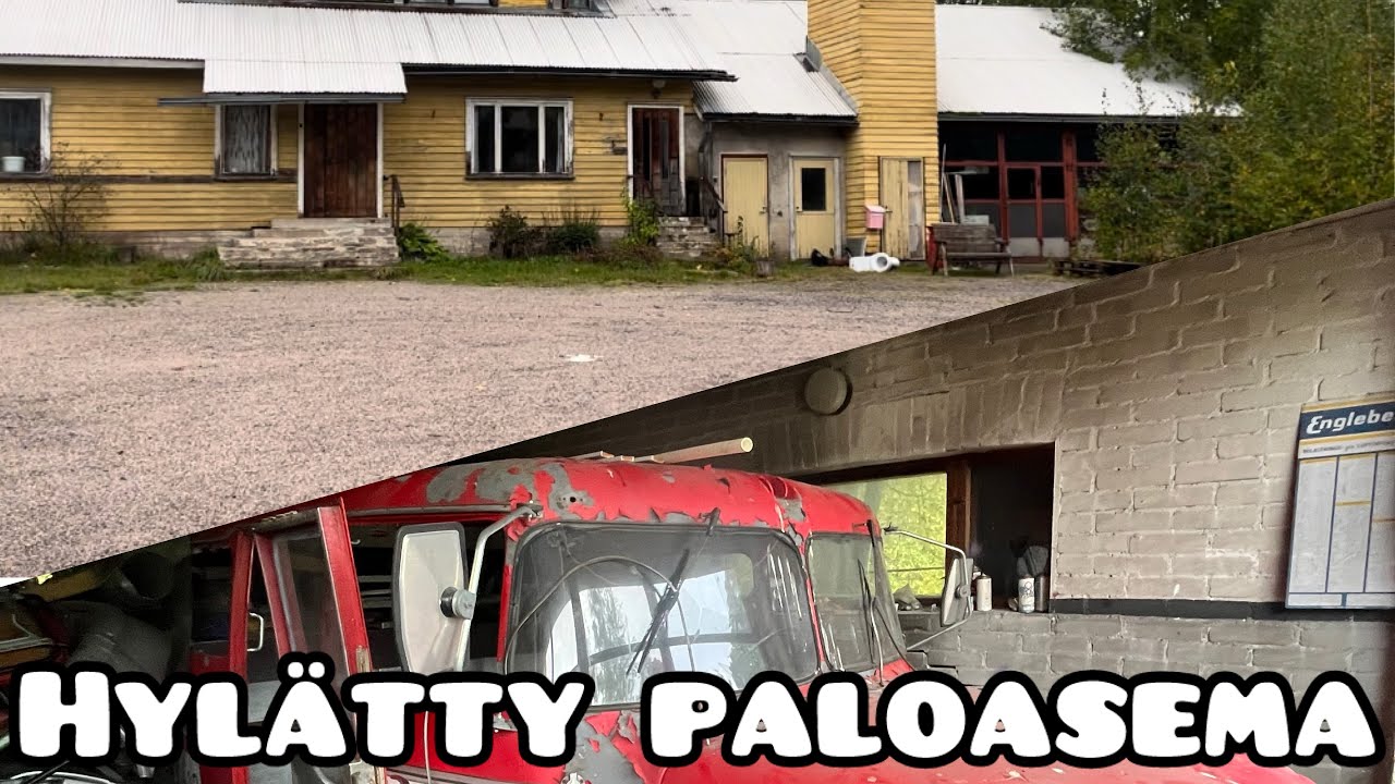 Hylätty paloasema: Autotalli täynnä vanhoja esineitä!