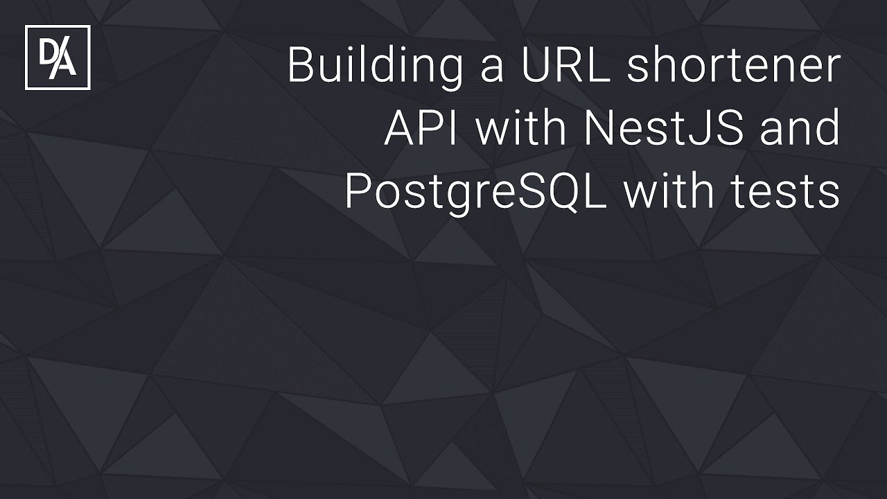 Building a URL shortener API with NestJS and PostgreSQL with tests (Part 1)